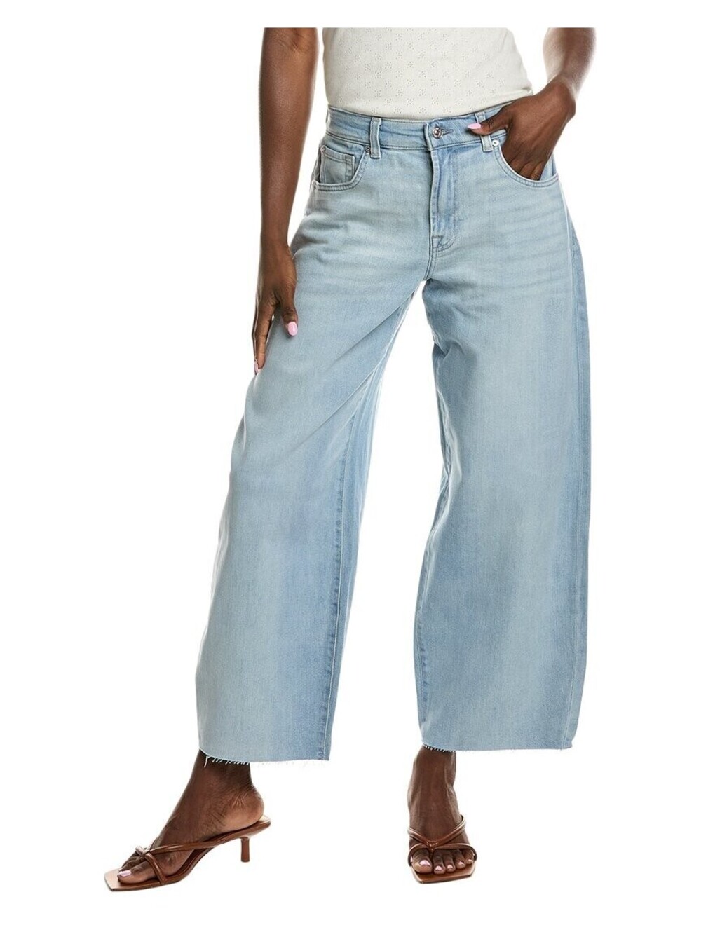 7 For All Mankind Womens Bonnie Barrel Jeans Nador 28L